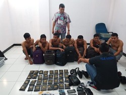 Ini Identitas 8 Pemuda yang Tertangkap Bawa 4 Kg Sabu di Bandara Pekanbaru
