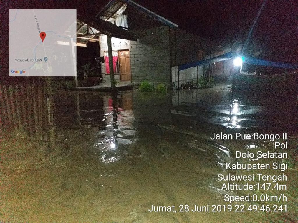 Sigi Sulteng Masih Diguyur Hujan, Banjir Meluas hingga ke 6 Desa Sigi Sulteng Masih Diguyur Hujan, Banjir Meluas hingga ke 6 Desa