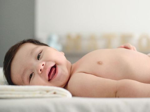 Ilustrasi bayi laki-laki Portrait of cute hispanic baby boy