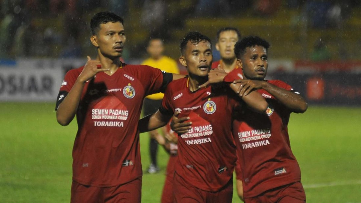 Semen Padang mempunyai laju buruk saat bertemu PSS Sleman.Foto: Iggoy el Fitra/Antara)