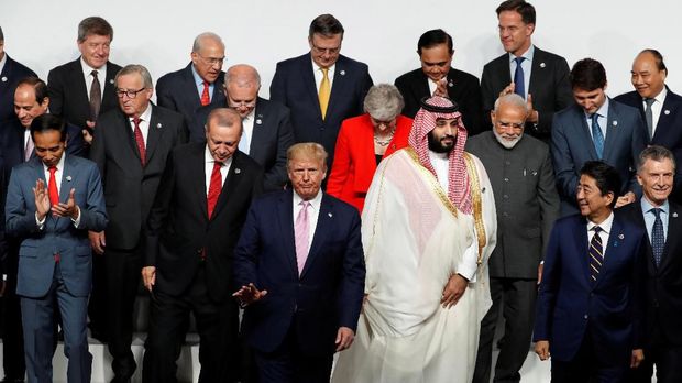 Presiden Jokowi di KTT G20.