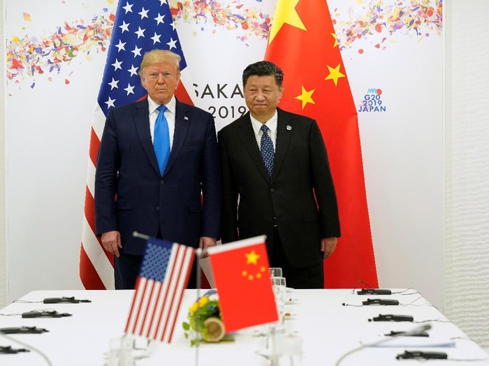 Donald Trump dan Xi Jinping. Foto: Reuters