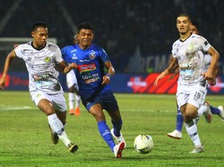 Hasil Liga 1 2019: Gol di Menit Akhir Menangkan Tira Persikabo Atas Arema