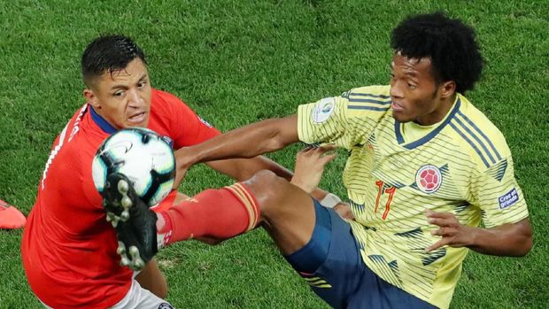 Dua Gol Dianulir, Chile Kalahkan Kolombia Lewat Adu Penalti
