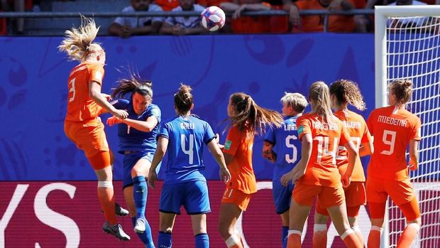 Italia tersingkir dari Piala Dunia Prancis 2019.