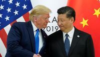 Momen Dinanti Dunia! Trump-Xi Jinping Berunding Perang Dagang