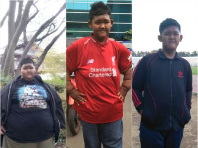 Perjalanan Aria, Si Bocah Tergemuk yang Sukses Pangkas Bobot 105 Kg