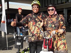 Bersepeda dengan Komunitas Brompton, Meski Keringatan Tapi Tetap Gaya