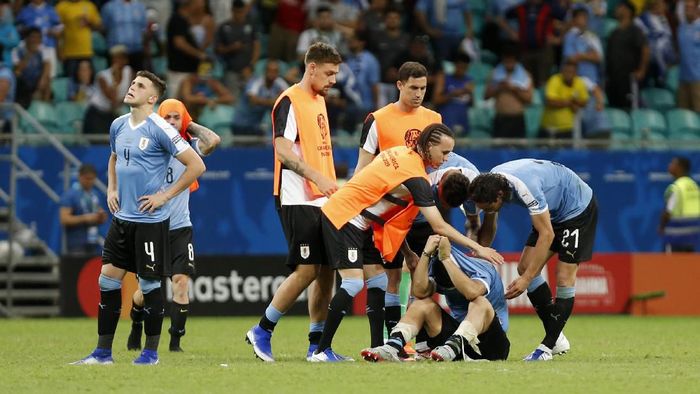 Uruguay tersingkir dari Copa America 2019. (Foto: Felipe Oliveira/Getty Images) Uruguay tersingkir dari Copa America 2019. (Foto: Felipe Oliveira/Getty Images)