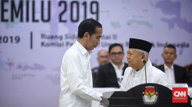Pasangan Jokowi-Ma'ruf Amin diusung oleh lima parpol yang mengusulkan revisi UU KPK.