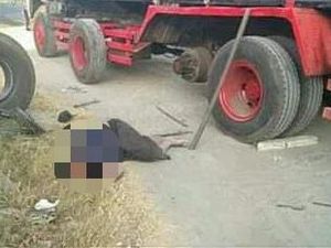 Seorang Sopir Truk Tangki di Jombang Tewas Terkena Letusan Ban