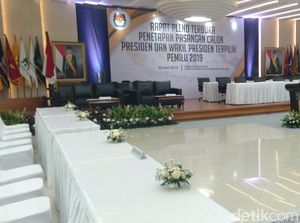 KPU Bersolek Jelang Penetapan Presiden Terpilih