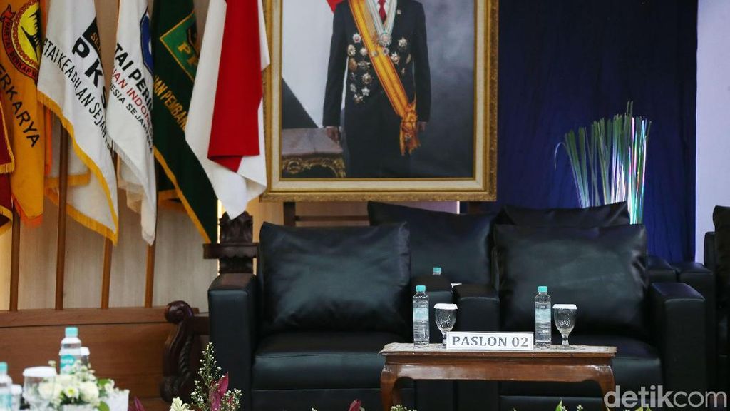 Kursi Kosong Prabowo-Sandiaga di Pleno Penetapan Presiden Terpilih