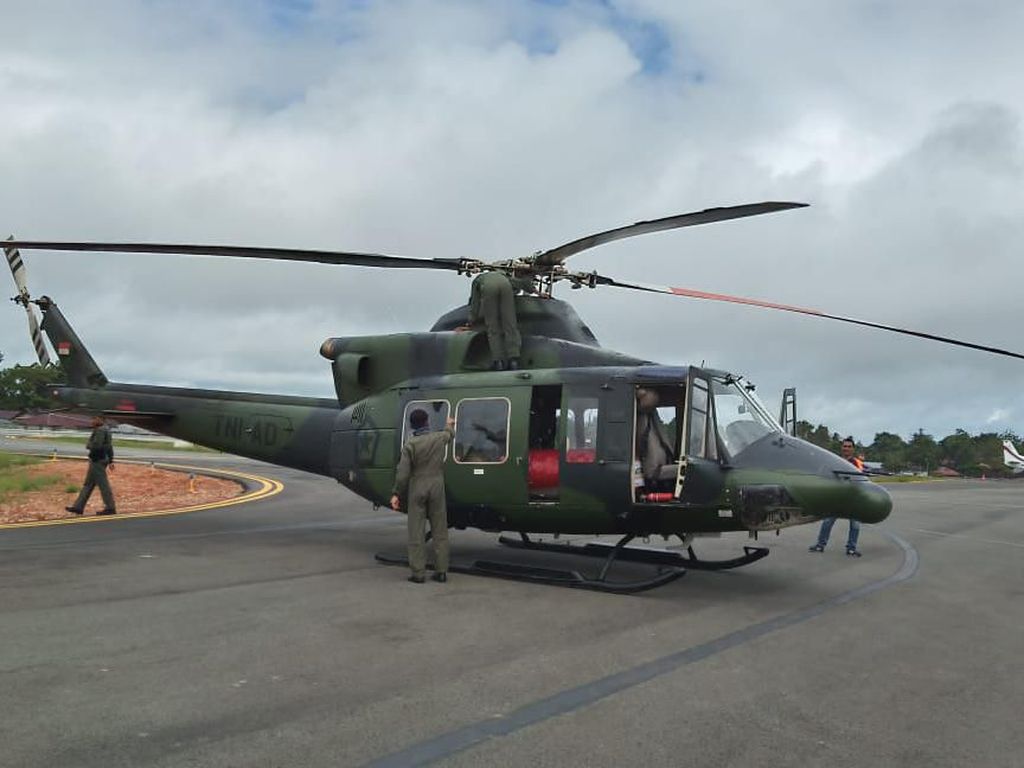 Pencarian Heli TNI yang Hilang di Papua Terkendala Cuaca Pencarian Heli TNI yang Hilang di Papua Terkendala Cuaca