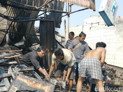 Kebakaran di Tanah Abang Padam, 66 Bangunan Hangus
