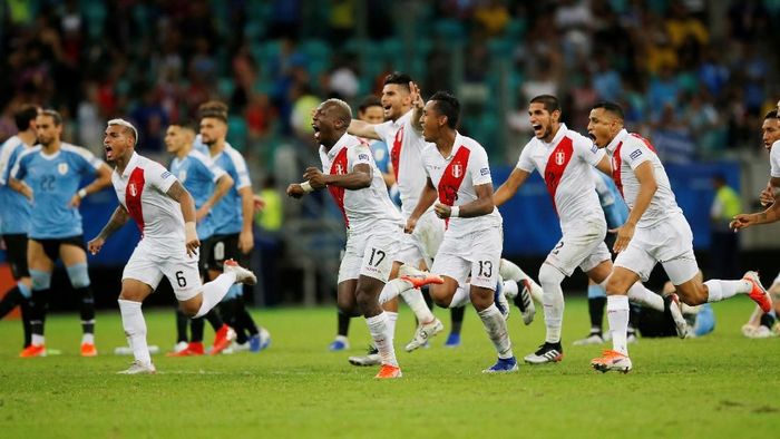 Peru melengkapi semifinalis Copa America 2019. (Foto: Luisa Gonzalez / Reuters)