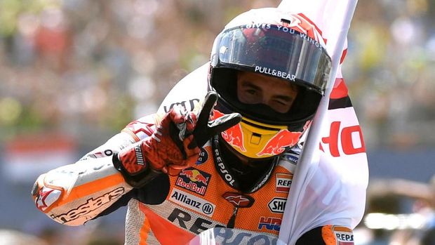 Marc Marquez mengincar kemenangan kesepuluh di Sirkuit Sachsenring.