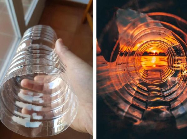 Potret Framing Menawan Pakai Barang di Sekitaran