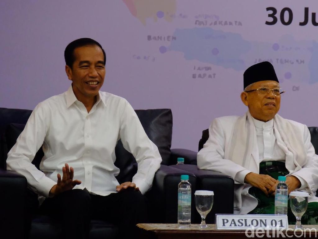 Lusa, Jokowi-Maruf Akan Pidato Visi Indonesia di Sentul