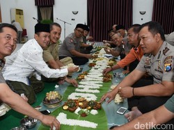 Hari Jadi Polisi di Kota Kediri Digelar Bersahaja Lewat Nasi Liwet
