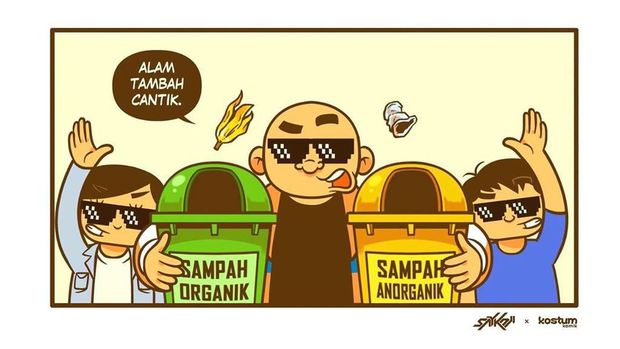 Bisa Bunda Tiru, Cara Saykoji Jelaskan Sampah Plastik ke Anak