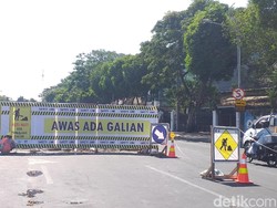 Tes PIT Alun-alun Suroboyo, Hari Ini Jalan Yos Sudarso Ditutup 4 Hari