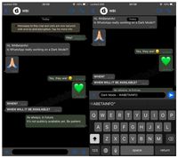 Mode Gelap WhatsApp di iOS Sudah Bisa Dijajal 