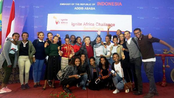 Saat Para Inovator Muda Ethiopia Mondok di KBRI Addis Ababa
