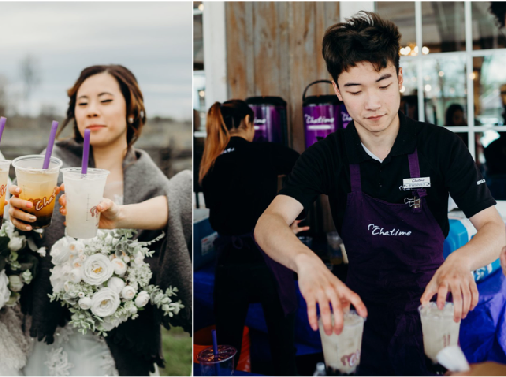 Keren! Penggila Boba Tea Ini Boyong Gerai Boba Populer di Hari Pernikahannya Keren! Penggila Boba Tea Ini Boyong Gerai Boba Populer di Hari Pernikahannya