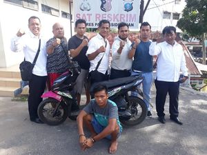 Curi Sepeda Motor, Sopir Angkot di Padangsidimpuan Diringkus Polisi