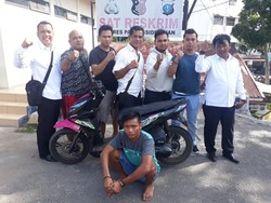 Curi Sepeda Motor, Sopir Angkot di Padangsidimpuan Diringkus Polisi
