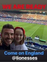 Quality Time Unik Ala David Beckham dan Putrinya