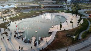 Keindahan Taman Asia Afrika Bandung
