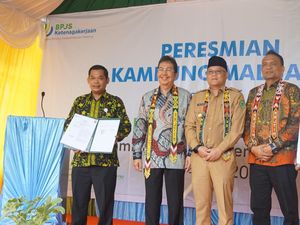 BPJS TK Resmikan Desa Sadar Jaminan Sosial Ketenagakerjaan di Berau