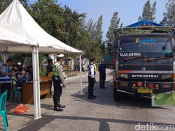 15 Truk Odol Terjaring Razia di Tol Palikanci Cirebon