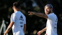 Sergio Aguero belum terlihat ketajamannya. Sejauh ini dia baru mencetak satu gol. (Foto: Luisa Gonzalez/Reuters)