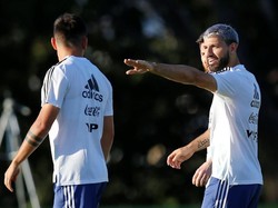 Sergio Aguero belum terlihat ketajamannya. Sejauh ini dia baru mencetak satu gol. (Foto: Luisa Gonzalez/Reuters)
