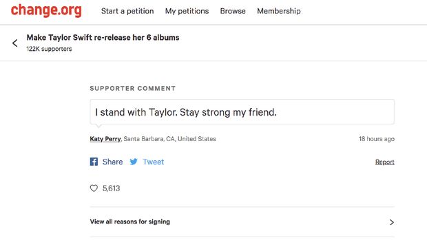 Petisi Taylor Swift Rekam Ulang dan Rilis 