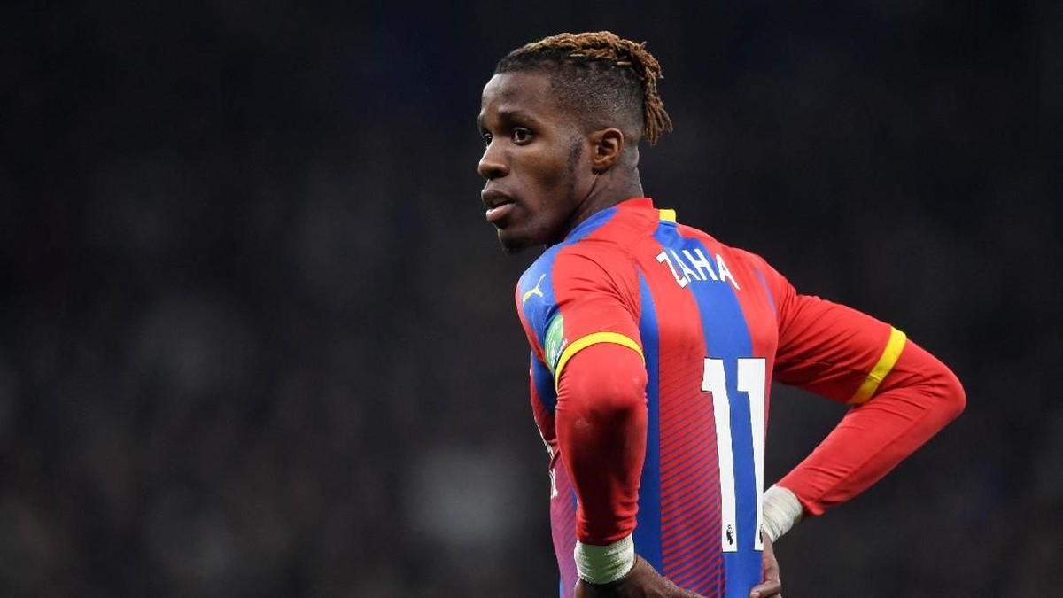 Wilfried Zaha, salah satu yang dikabarkan diincar Chelsea. Frank Lampard enggan membahas pemain incaran. (Foto: Michael Regan/Getty Images)