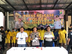 Ribut Geng Motor Berujung Aksi Curanmor di Kelapa Gading, 5 Orang Ditangkap