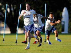 Argentina punya catatan jelek melawan Brasil. Dari enam pertemuan terakhir, mereka cuma menang satu kali. (Foto: Luisa Gonzalez/Reuters)