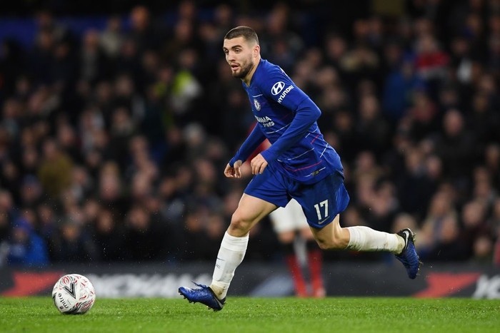 mateo kovacic chelsea LONDON, ENGLAND - FEBRUARY 18: Mateo Kovacic of Chelsea in action during the FA Cup Fifth Round match between Chelsea and Manchester United at Stamford Bridge on February 18, 2019 in London, United Kingdom. (Photo by Mike Hewitt/Getty Images)