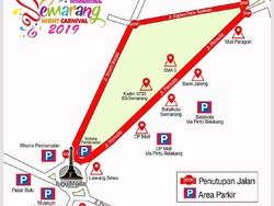 3 Jalan di Semarang Ditutup untuk SNC 2019 Rabu Besok