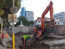 Tes PIT Alun-alun Suroboyo Rampung 2 Hari, Jalan Yos Sudarso Besok Normal