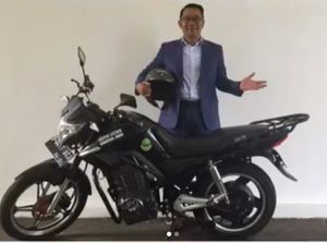 Ridwan Kamil Beli Motor Listrik Rp 35 Juta untuk Kendaraan Dinas