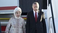 Foto: Gaya Istri Presiden Turki yang Tampil Mewah Saat Rakyat Hidup Susah