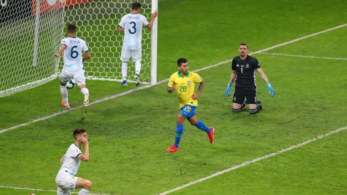 Brasil ke final Copa America 2019. (Foto: Pilar Olivares/REUTERS)