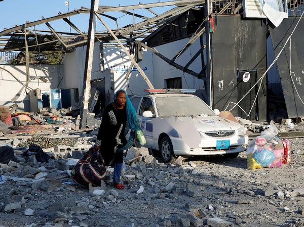 Serangan Udara Sasar Pusat Detensi Migran Libya, 40 Orang Tewas