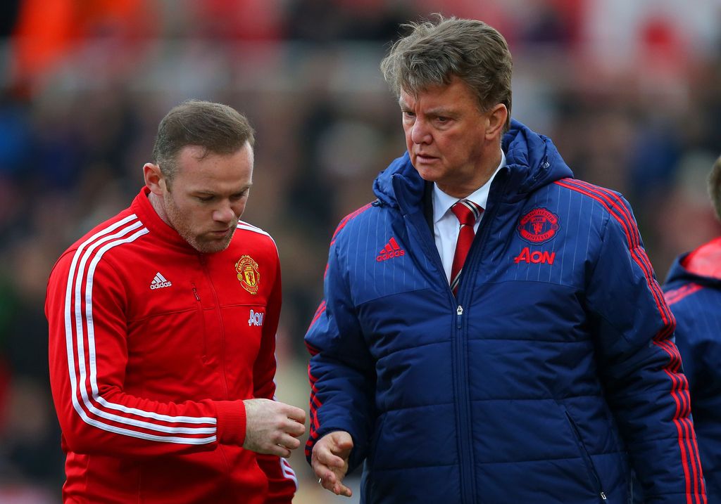 Wayne Rooney dan Louis van Gaal