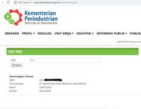 Cara Cek Status IMEI Ponsel di Kemenperin